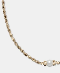 Lauren Ralph Lauren Imitation Pearl Rope Chain Collar Necklace, 17"