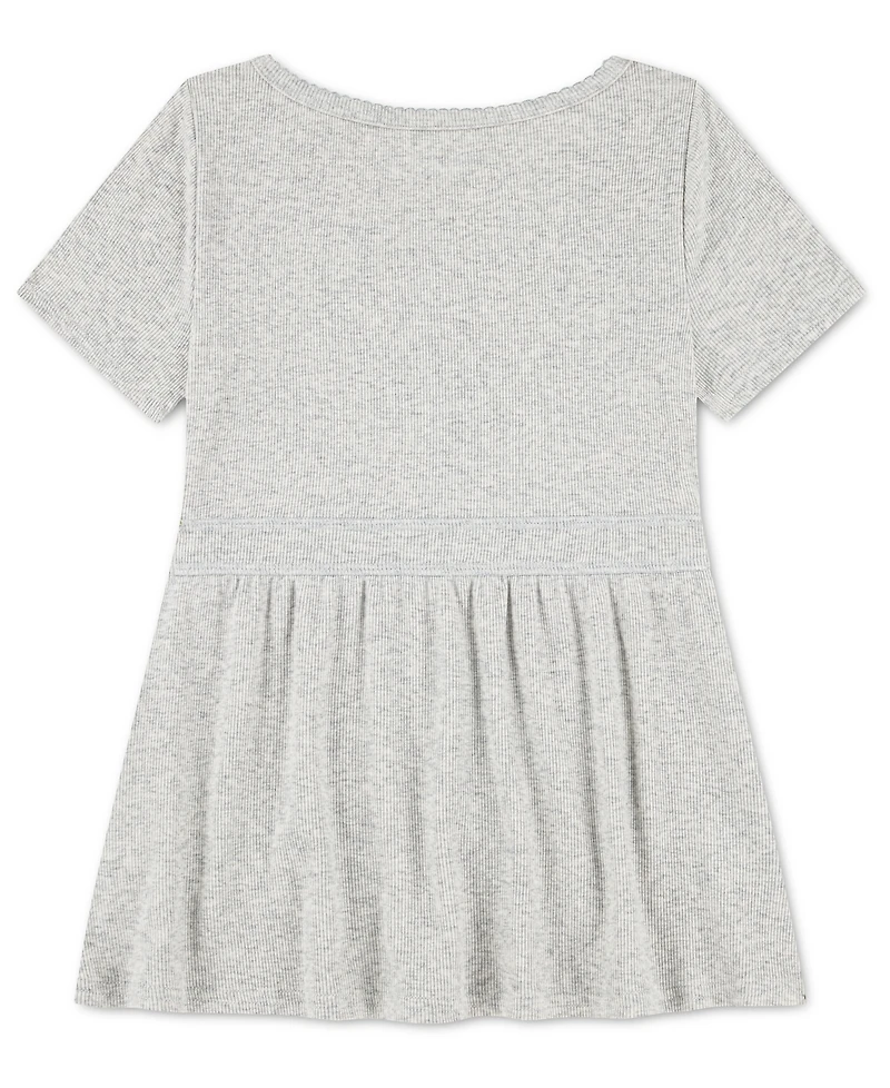 abercrombie kids Girls' 5-16 Scoop Neck Short-Sleeve Top