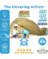 AirFort Jungle Camo Children's Indoor Play Tent with Easy Storage