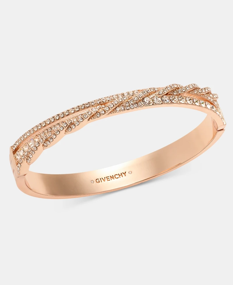 Givenchy Pave Twist Bangle Bracelet