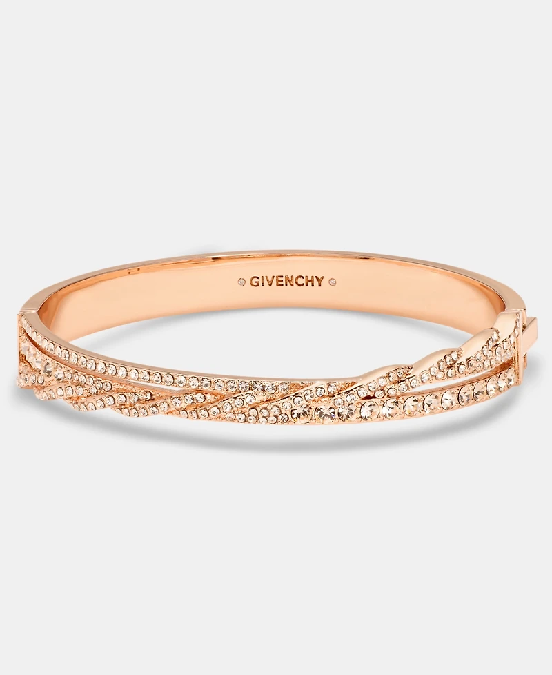 Givenchy Pave Twist Bangle Bracelet