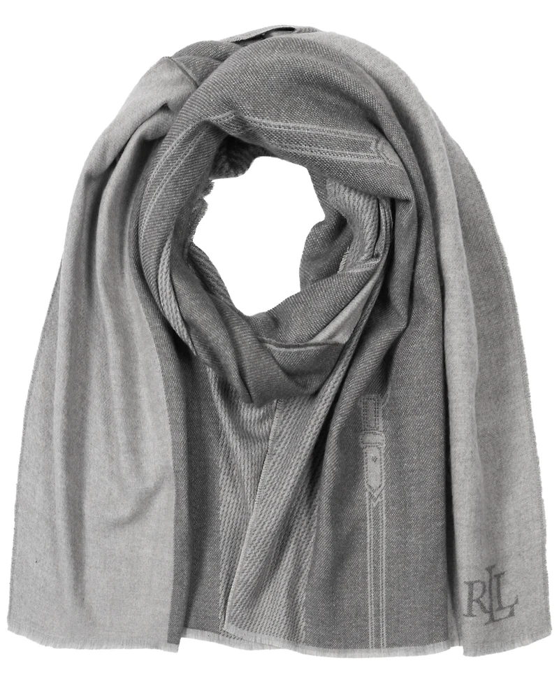 Lauren Ralph Lauren Equestrian Jacquard Wrap