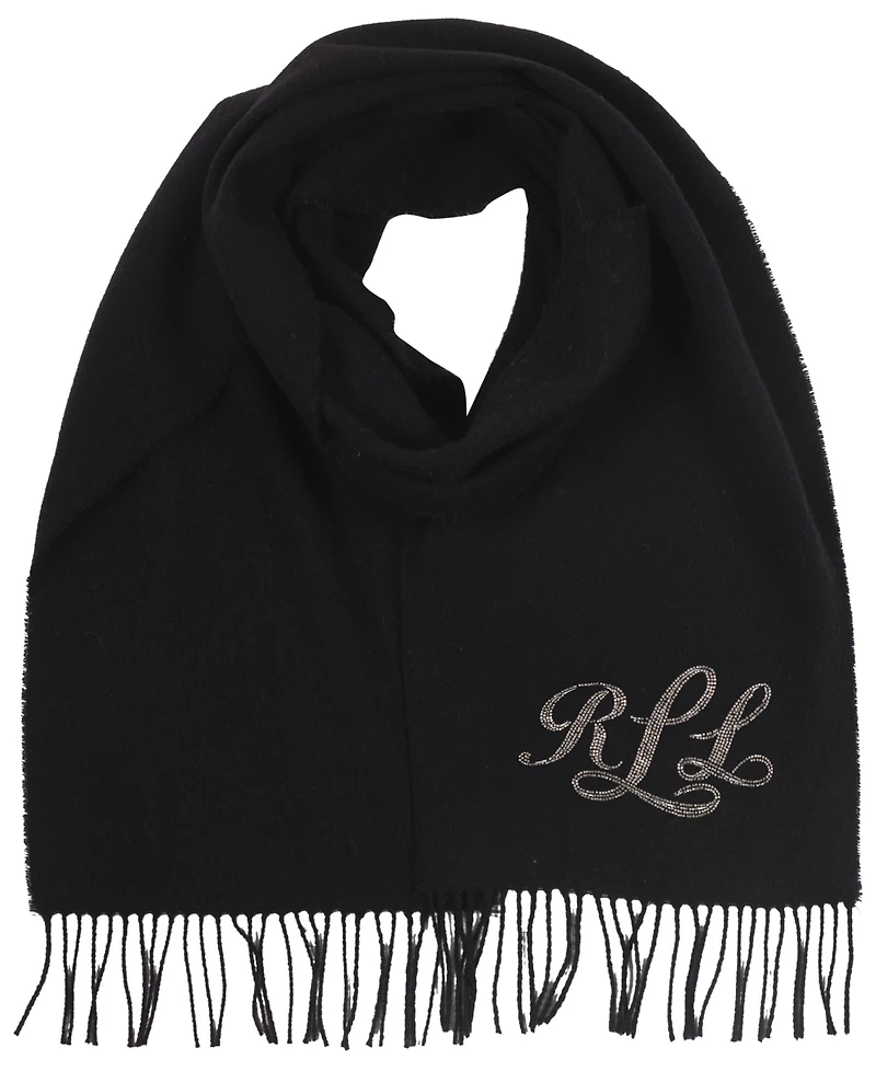 Lauren Ralph Lauren Beaded Logo Scarf