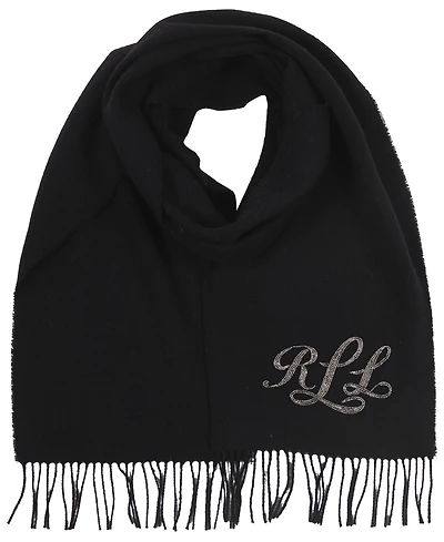 Lauren Ralph Lauren Beaded Logo Scarf
