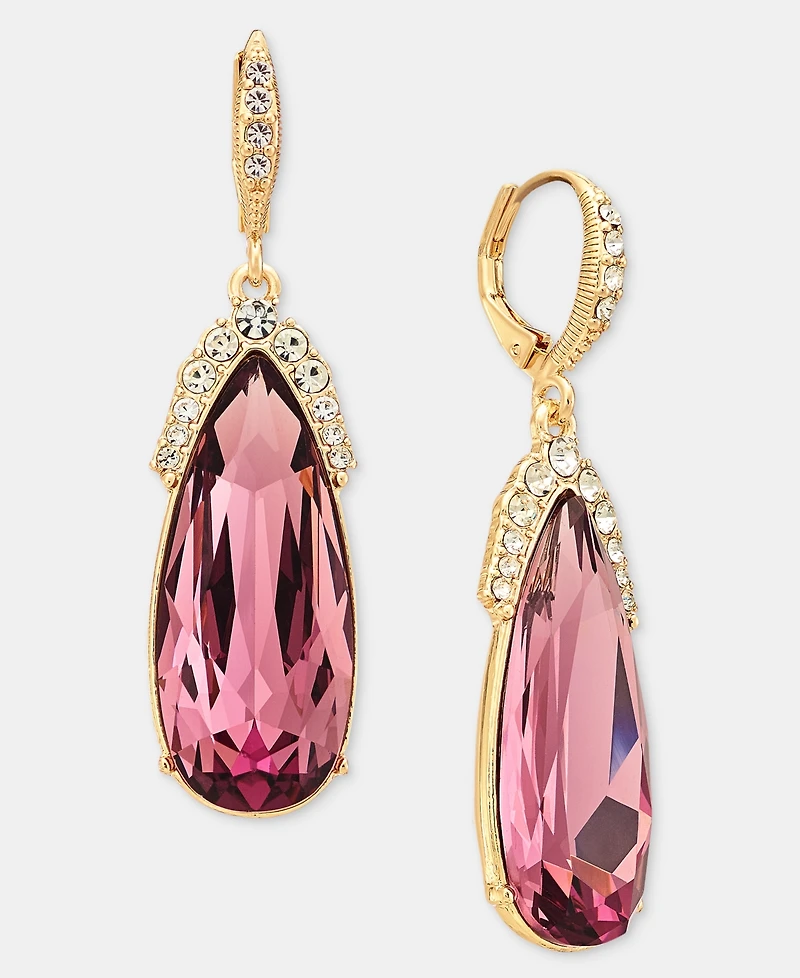 Givenchy Crystal Pear-Shape Drop Earrings
