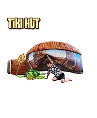 AirFort Tiki Hut Shaped Children's Indoor Play Tent with Easy Storage