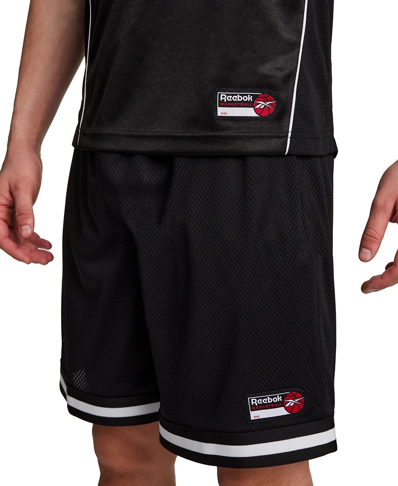 Reebok Men's Elastic Waistband Mesh Shorts