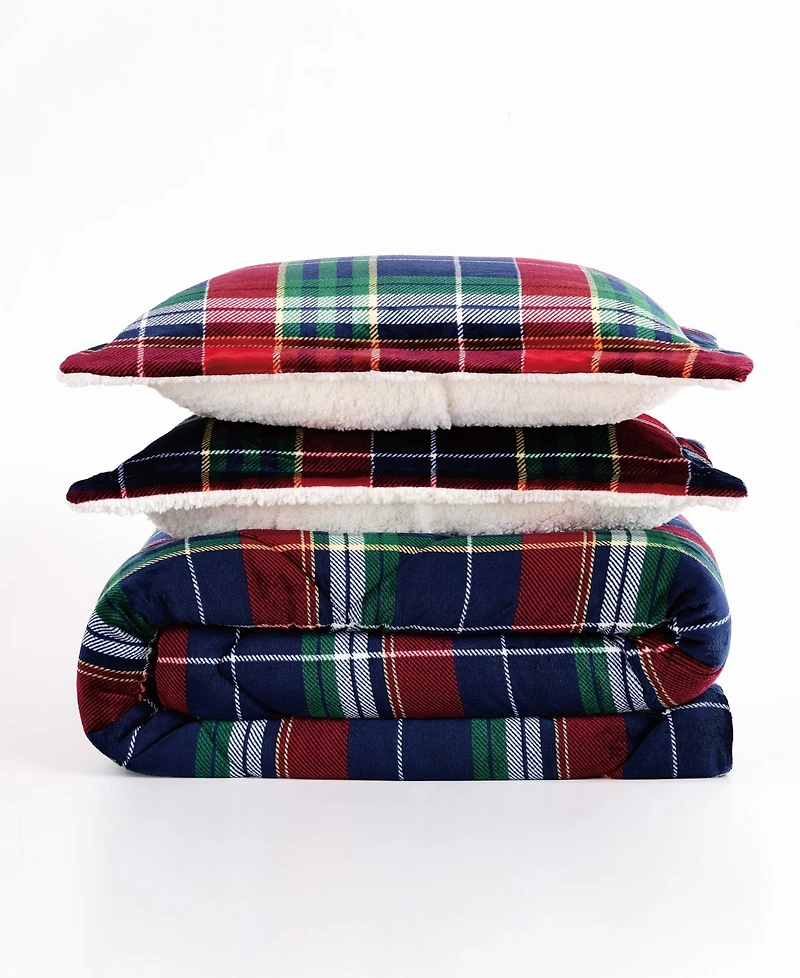 Truly Soft Cuddle Warmth Ivan Plaid 2-Piece Comforter Set, Twin/Twin Xl