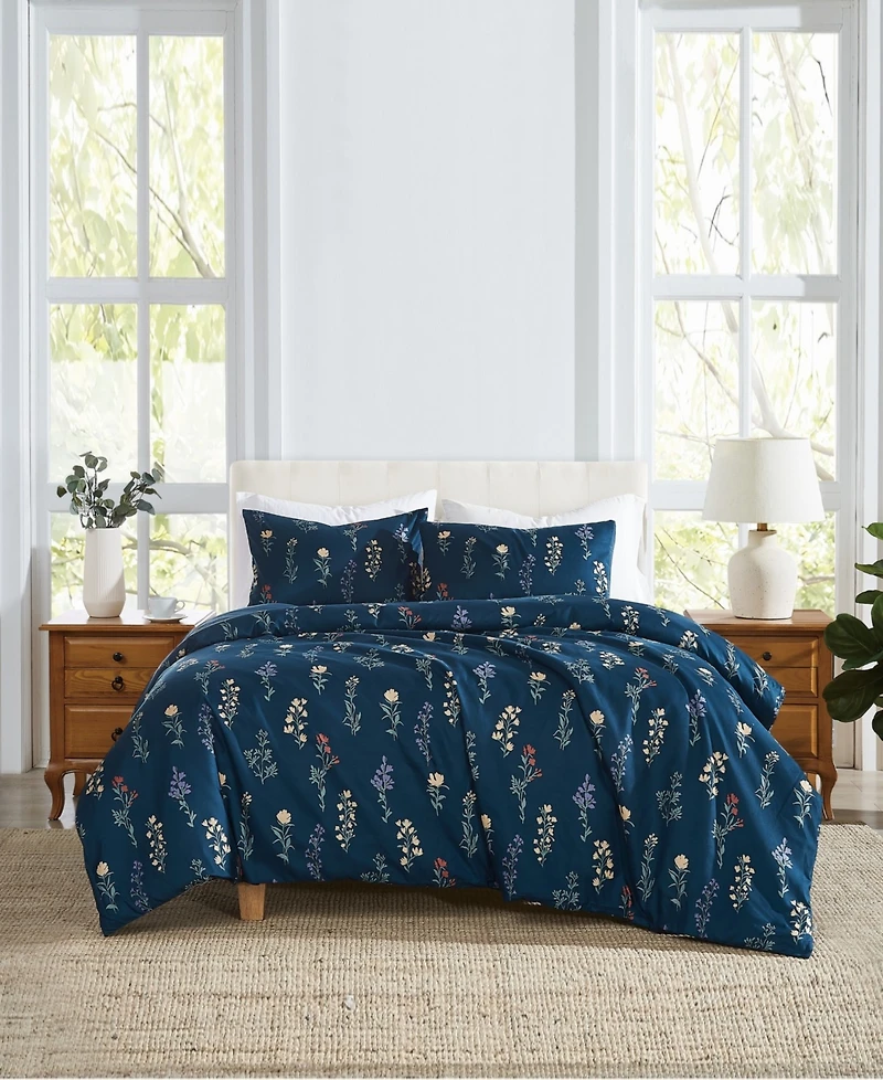 Cannon Avery Floral 3-Piece Duvet Cover Set