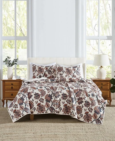 Cannon Chloe Jacobean 3-Piece Quilt Set, King
