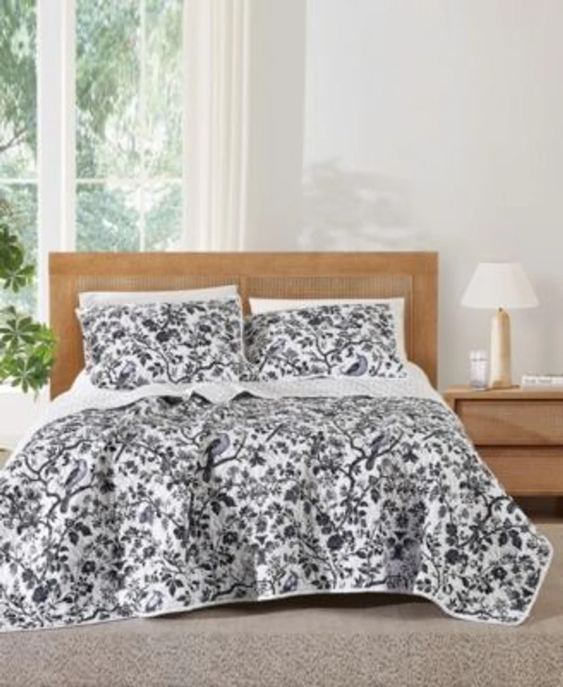 Brooklyn Loom Ava Floral 3 Piece Quilt Sets