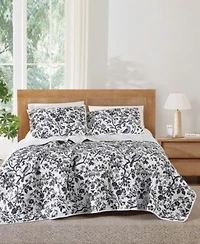 Brooklyn Loom Ava Floral 3 Piece Quilt Sets