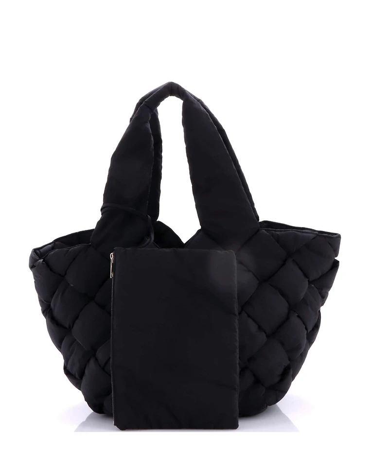 Pre-Owned Bottega Veneta Cassette Paper Tote Intrecciato Nylon