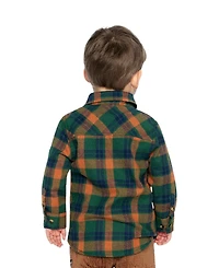 Deux par Deux Baby Boys Plaid Shirt (12-18) months