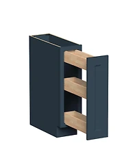 Boyel Living 9 Inch Wide Spice Pantry Cabinet, Ready to Assemble Kitchen Cabinet with Solid Wood Frame, Soft-Close Slides and Hinges