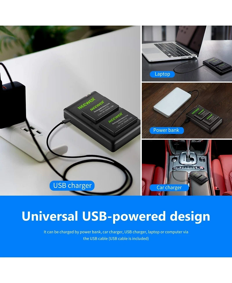 Neewer Lp-E17 Camera Battery and Charging Accessory for Canon Eos R50 R100 Rp R10 R8