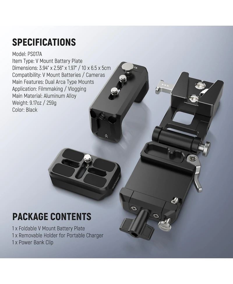 Neewer PS017A Camera Mounting Accessory for Dji RS4 RS3 Gimbal Camera Cage Video Rig