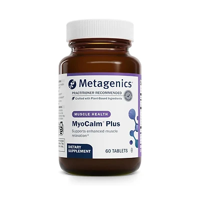 Metagenics MyoCalm Plus Muscle Relaxation and Stress Support with Passionflower, Valerian, Lemon Balm