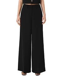 French Connection Women's Harry High-Waist Wide-Leg Pants