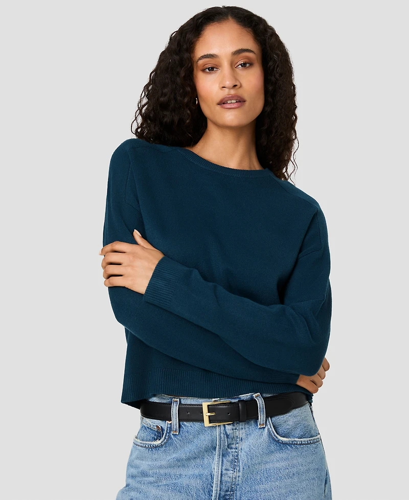 French Connection Women's Babysoft Oversized Crewneck Long-Sleeve Sweater