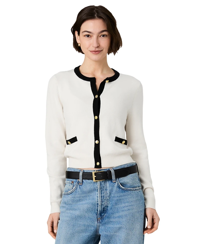 French Connection Women's Button-Front Fitted Cardigan