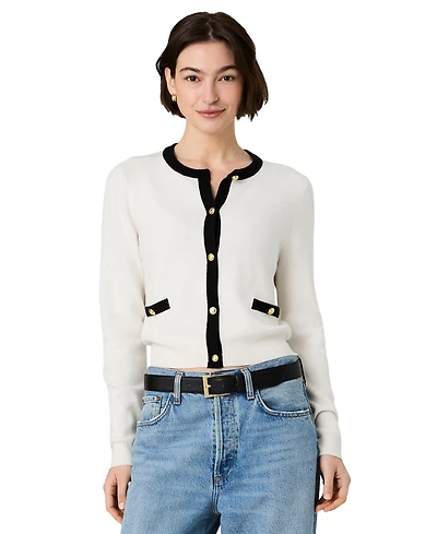 French Connection Women's Button-Front Fitted Cardigan