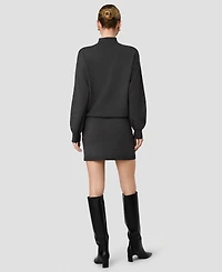 French Connection Women's Cosysoft Mock Neck Long-Sleeve Mini Dress