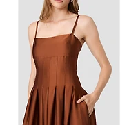 French Connection Women's Sleeveless Fitted Bodice Maxi Dress