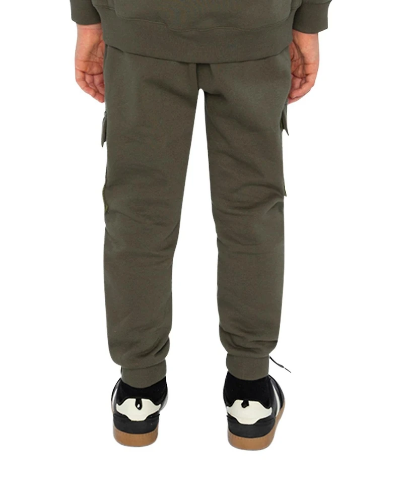Deux par Toddler Boys (2T - 5T) Fleece Bi-Material Sweatpants