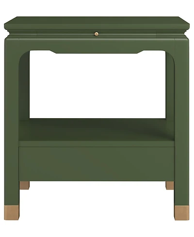 A.r.t. Furniture Eave 25.5" Wood Single Shelf & Drawer Bedside Table