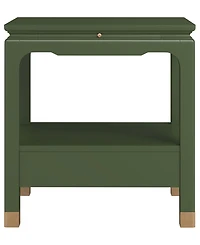A.r.t. Furniture Eave 25.5" Wood Single Shelf & Drawer Bedside Table