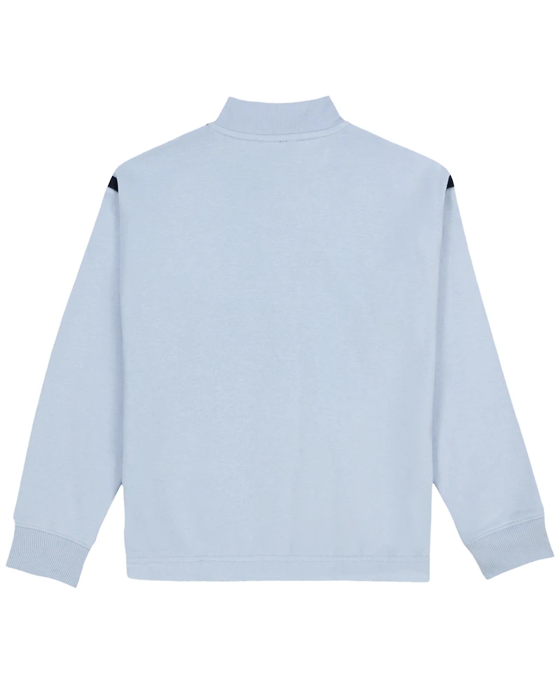 Tommy Hilfiger Girls' 7-16 Quarter-Zip Fleece Sweatshirt