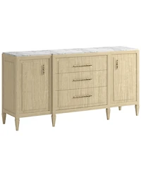 A.r.t. Furniture Eave Ii 76" Wood Stone Top Credenza
