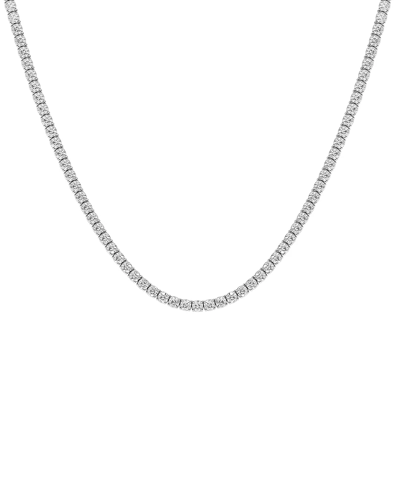 Forever Grown Diamonds Lab-Grown Diamond Necklace (8 ct. t.w.) in Sterling Silver