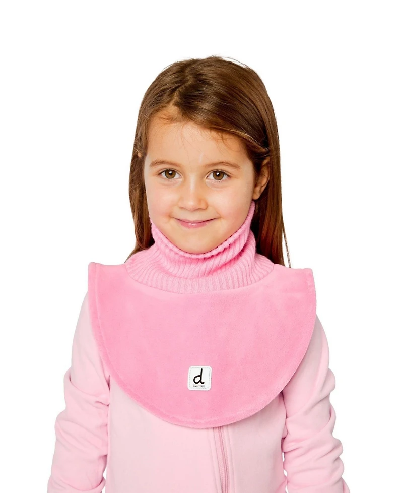 Deux par Deux Little and Big Girl 5-14Y Knit and Polar Turtle Neckwarmer