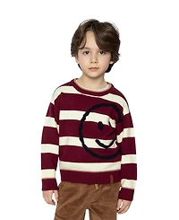 Deux par Toddler Boys (2T-5T) Knit Sweater Striped