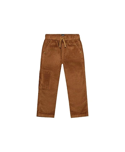 Deux par Deux Baby Boys (12-24) Stretch Corduroy Pants with Cargo Pocket