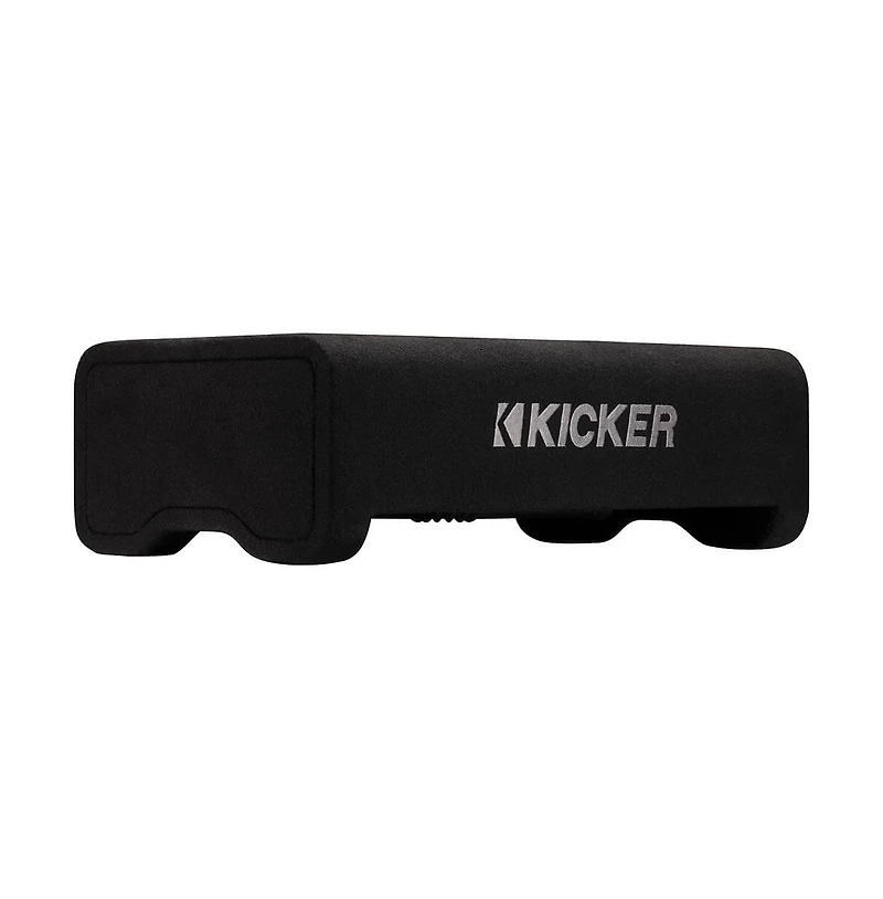Kicker 10" Powered Down-Firing Subwoofer Enclosure Built-In Amplifier Bass System - 53PL7TDF10