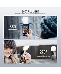 Neewer NL45B Led Video Light with 2W, CRI95, Bi Color for select iPhone models