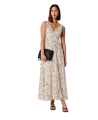 Whistles Women's Dashed Spot Dobby Maxi Dress