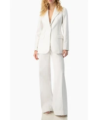 Ivonne Women's Single-Breasted Structured Tailored Blazer