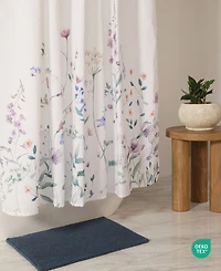 ienjoy Home Printed Floral Shower Curtains, 72" x 72"