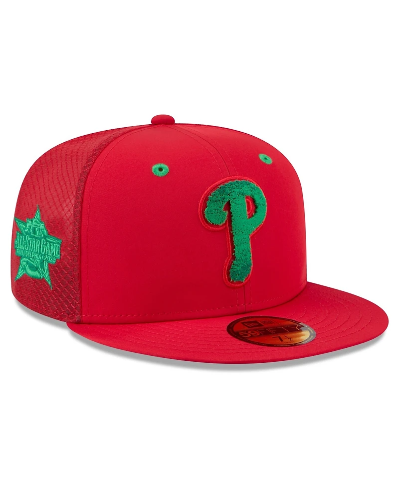 New Era Men's Red Philadelphia Phillies 2026 Mlb All-Star Game Workout 59FIFTY Hat