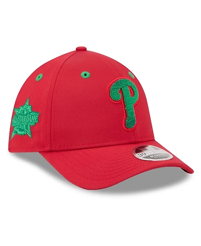 New Era Men's Red Philadelphia Phillies 2026 Mlb All-Star Game Workout 39THIRTY M-Crown Flex Hat