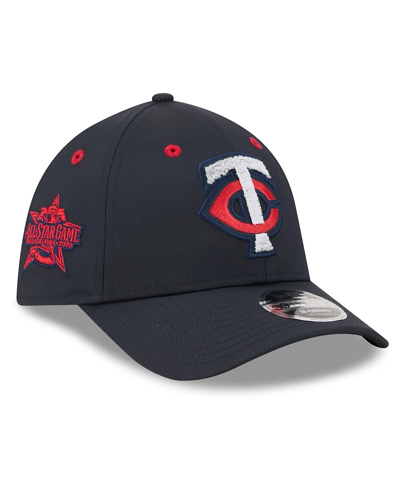 New Era Men's Navy Minnesota Twins 2026 Mlb All-Star Game Workout 39THIRTY M-Crown Flex Hat
