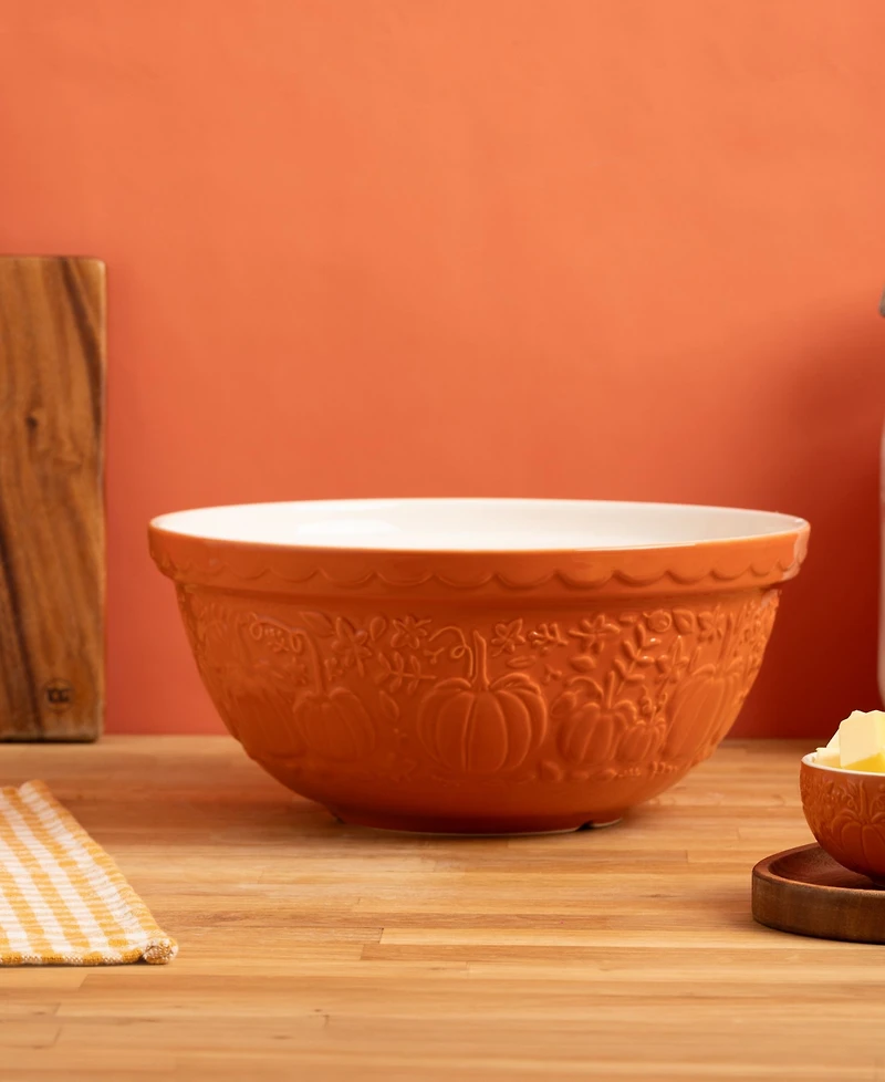 Mason Cash Pumpkin Earthenware 4.25 oz. Mixing Bowl