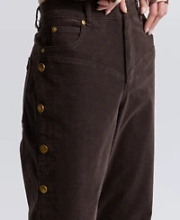 Avec Les Filles Women's High-Rise Yoke Detail Pants