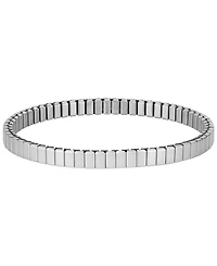 Lacoste Women's Courtline Gold-Tone Stainless Steel Green Enamel and Crystal Baguette Stretch Band Bracelet