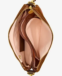 Style & Co Floral Embroidered Double-Compartment Crossbody Bag, Macy's Exclusive
