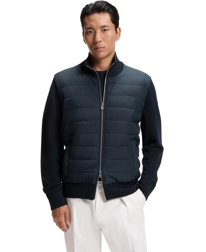 Boss by Hugo Men's Virgin-Wool Regular-Fit Jacket